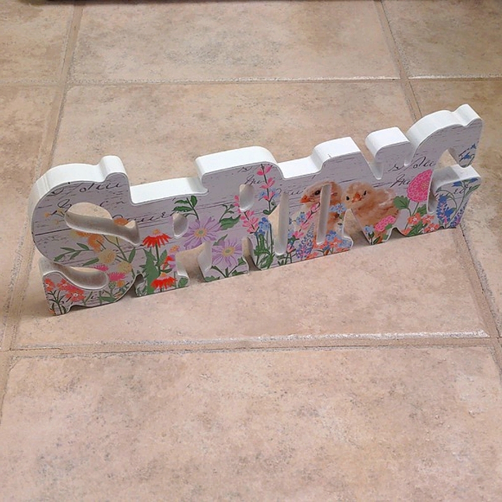 NEW SPRING Tabletop Decor Sign - Picture 2 of 12